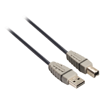 BCL4102 Usb 2.0 kabel usb a male - usb-b male rond 2.00 m blauw Product foto