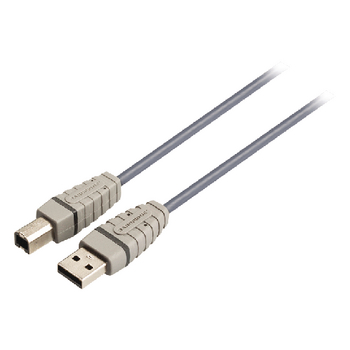 BCL4105 Usb 2.0 kabel usb a male - usb-b male rond 4.50 m blauw Product foto