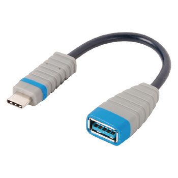 BCL5210 Usb 3.0 kabel usb-c male - usb a female 0.15 m blauw Product foto