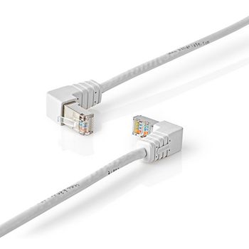 BCL8205 Cat6 f/utp-netwerkkabel | rj45 male - rj45 male haaks | 5,00 m | wit Product foto