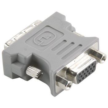 BCP146 Dvi-adapter dvi-a 12+5-pins male - vga female 15-pins grijs Product foto