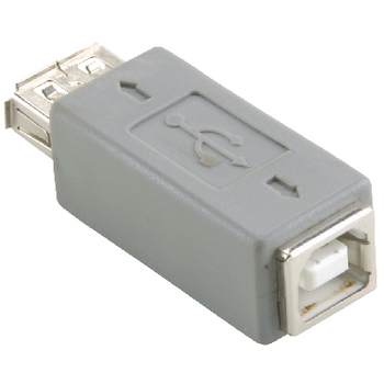 BCP464 Usb 2.0-adapter usb a female - b female grijs Product foto
