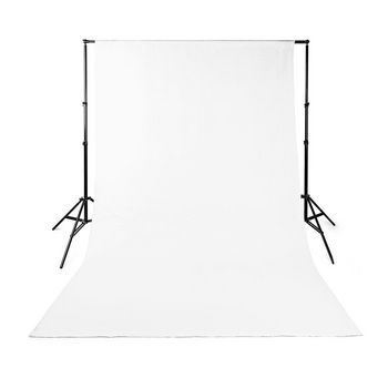 BDRP32WT Achtergronddoek voor fotostudio | 1,90 x 2,95 m | wit Product foto