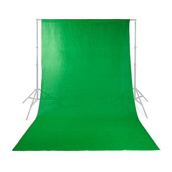 BDRP33GN Achtergronddoek voor fotostudio | 2,95 x 2,95 m | groen