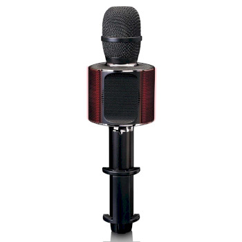 BMC-090BK Bluetooth® karaokemicrofoon met luidspreker & verlichting zwart Product foto
