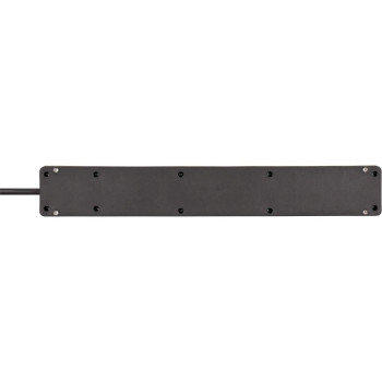 BN-1150660315 Bremounta 5-voudige stekkerdoos met 2 usb-laadbussen zwart 3,00 m type f Product foto