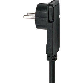 BN-1153300100 Comfort-line plus stekkerdoos met platte stekker 6-voudig zwart 2.00 m h05vv-f 3g1,5 type f Product foto