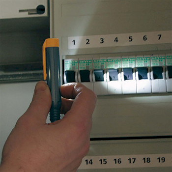 BN-1297150 Elektronische multitester mt6 s/2 / fasetester met led-display (spanningstester voor het lokaliseren Product foto