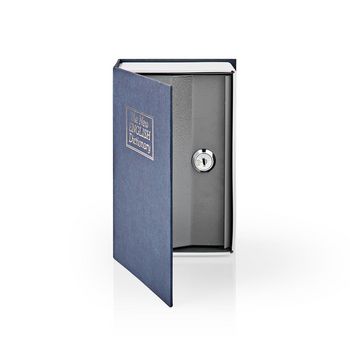 BOOKSEDS01BU Kluis | boekenkluis | sleutelslot | binnenshuis | klein | binnenvolume: 0.86 l | 2 sleutels inbegrep Product foto