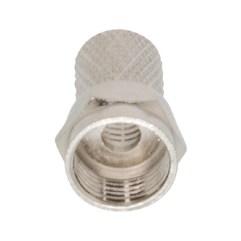 BPP369 F-connector 5.5 mm male zilver Product foto