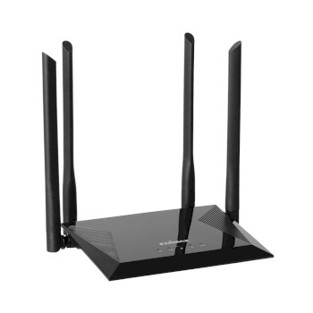 BR-6476AC Draadloze router ac1200 2.4/5 ghz (dual band) 10/100 mbit zwart Product foto
