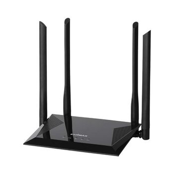 BR-6476AC Draadloze router ac1200 2.4/5 ghz (dual band) 10/100 mbit zwart Product foto