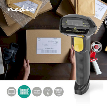 BSCN1D100BK Barcodescanner | laser | bedraad | 1d lineair | usb gevoed | usb 2.0 Product foto