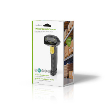 BSCN1D100BK Barcodescanner | laser | bedraad | 1d lineair | usb gevoed | usb 2.0 Verpakking foto