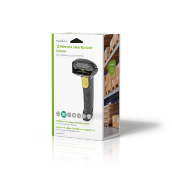 BSCNW1D100BK Barcodescanner | laser | draadloos | 1d lineair | batterij gevoed / usb gevoed | usb-dongle Verpakking foto