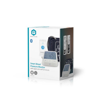 BTHBP10WT Smartlife bloeddrukmeter | arm | bluetooth® | lcd-scherm | 22 - 42 cm | aanduiding van stil hou Verpakking foto