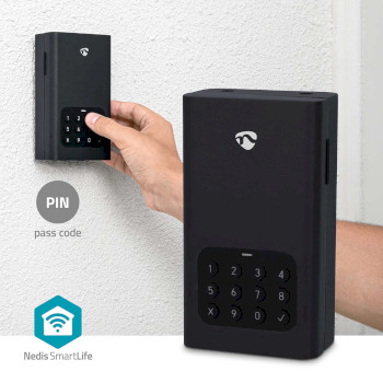 BTHKB10BK Smartlife-sleutelkast | sleutelkluis | bluetooth® | buitenshuis | sleutelslot | ipx5 | zwart Product foto
