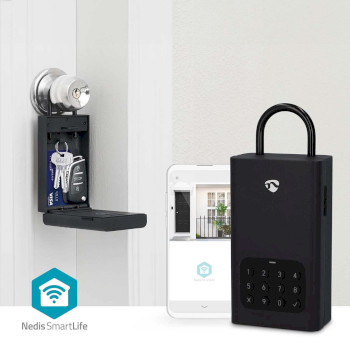 BTHKB10BK Smartlife-sleutelkast | sleutelkluis | bluetooth® | buitenshuis | sleutelslot | ipx5 | zwart Product foto