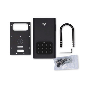 BTHKB10BK Smartlife-sleutelkast | sleutelkluis | bluetooth® | buitenshuis | sleutelslot | ipx5 | zwart Inhoud verpakking foto