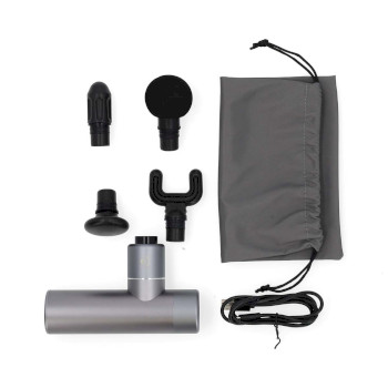 BTHMSG10GY Smartlife sportmassagepistool | accu gevoed | n/a | oplaadbaar | 5 massage modes | bolvormige kop /  Inhoud verpakking foto