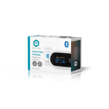 BTHOX10WT Smartlife pulse oximeter | bluetooth® | oled-scherm | anti-bewegingsinterferentie / auditief al Verpakking foto
