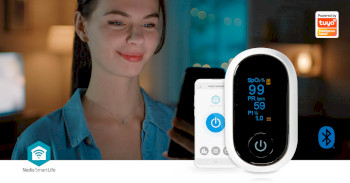BTHOX10WT Smartlife pulse oximeter | bluetooth® | oled-scherm | anti-bewegingsinterferentie / auditief al Product foto