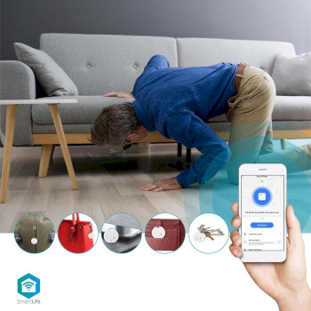 BTKF10WT Smartlife keyfinder | batterij gevoed | 1x cr2032 | incl. batterij(en) | bluetooth® versie: 4.0 Product foto