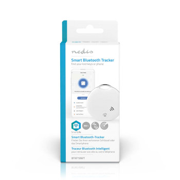 BTKF10WT Smartlife keyfinder | batterij gevoed | 1x cr2032 | incl. batterij(en) | bluetooth® versie: 4.0  foto