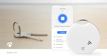 BTKF10WT Smartlife keyfinder | batterij gevoed | 1x cr2032 | incl. batterij(en) | bluetooth® versie: 4.0 Product foto