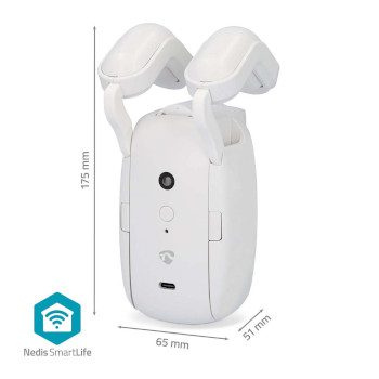 BTMC10WT1PC Smartlife gordijnrobot | roede | gordijnen | batterij gevoed / usb gevoed | 4000 mah | bluetooth Product foto