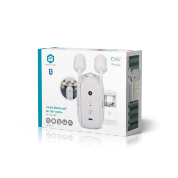 BTMC10WT1PC Smartlife gordijnrobot | roede | gordijnen | batterij gevoed / usb gevoed | 4000 mah | bluetooth Verpakking foto