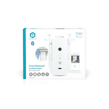 BTMC20WT1PC Smartlife gordijnrobot | i rail / u rail | gordijnen | batterij gevoed / usb gevoed | 4000 mah | blu  foto