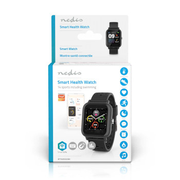 BTSW002BK Smartlife-horloge | lcd | ip68 | maximale gebruiksduur: 7200 min | android™ / ios | zwart  foto