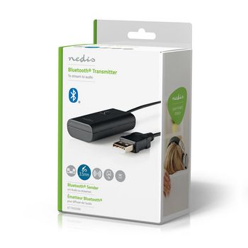 BTTR050BK Bluetooth®-zender | input: 1x aux / 1x usb | sbc | maximaal 1 apparaat | zwart Verpakking foto