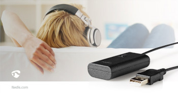 BTTR050BK Bluetooth®-zender | input: 1x aux / 1x usb | sbc | maximaal 1 apparaat | zwart Product foto