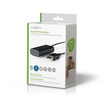 BTTR100BK Bluetooth®-zender | input: 1x 3,5 mm | aptx ™ low latency / aptx™ / sbc | maximaal  Verpakking foto