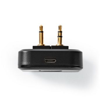 BTTR400BK Bluetooth®-zender | input: 2x 3,5 mm male | sbc | maximaal 1 apparaat | 5 uur | automatische ui Product foto