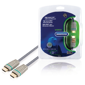 BVL1205 High speed hdmi kabel met ethernet hdmi-connector - hdmi-connector 5.00 m blauw
