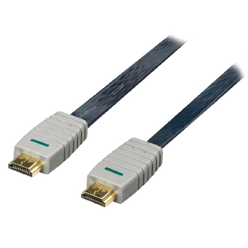 BVL1601 High speed hdmi kabel met ethernet plat hdmi-connector - hdmi-connector 1.00 m blauw Product foto