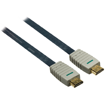 BVL1607 High speed hdmi kabel met ethernet plat hdmi-connector - hdmi-connector 7.50 m blauw Product foto