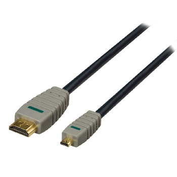 BVL1702 High speed hdmi kabel met ethernet hdmi-connector - hdmi micro-connector male 2.00 m blauw Product foto