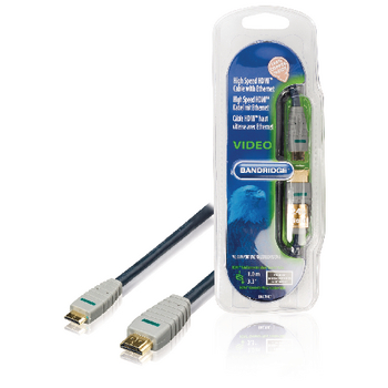 BVL1901 High speed hdmi kabel met ethernet hdmi-connector - hdmi mini-connector male 1.00 m blauw