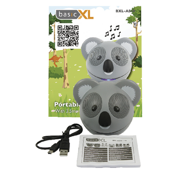 BXL-AS10 Draagbare koala speaker Inhoud verpakking foto