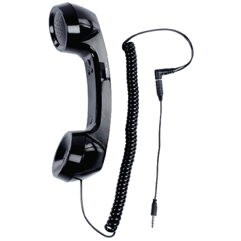 BXL-RT10B Retro telefoonhoorn zwart