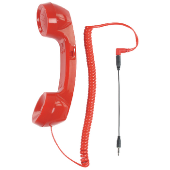BXL-RT10R Retro telefoonhoorn rood Product foto