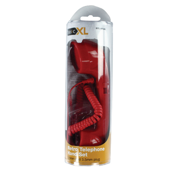 BXL-RT10R Retro telefoonhoorn rood Verpakking foto