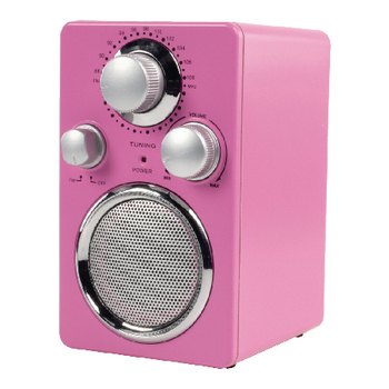 BXL-TR20 Draagbare fm radio roze Product foto