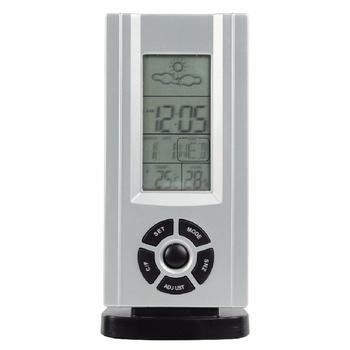 BXL-WS11 Thermo hygrometer weerstation binnen zilver Product foto
