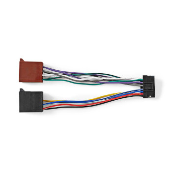 CAGBISOSO16PVA Iso-kabel voor autoradio | iso-compatibiliteit: sony | 0.15 m | rond | pvc | doos Inhoud verpakking foto