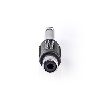 CAGP23935BK Mono-audioadapter | 6,35 mm male | rca female | vernikkeld | recht | abs | zwart | 10 stuks | polyba Product foto